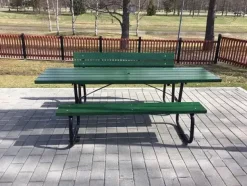 Hansa piknikbord med 1 ryggstøtte