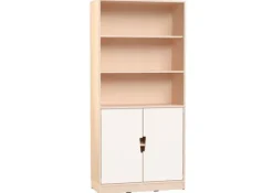 Hedda høy hylle med underskap hvit