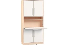 Hedda høyt skap med bord hvit