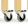 Hjulsett til bordben 4 stk