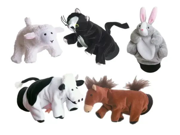 Hånddukker bondegårdsdyr