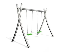 Huskstativ dobbelt i rustfritt stål