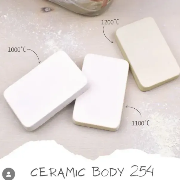 Hvit leire med chamotte