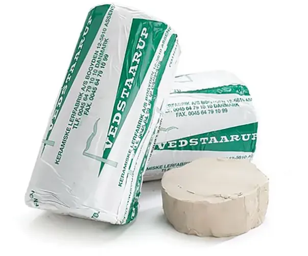 Hvit leire uten chamotte