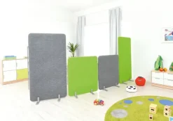 Høy skillevegg grønn