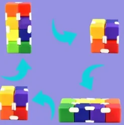 Infinity cube fidget game