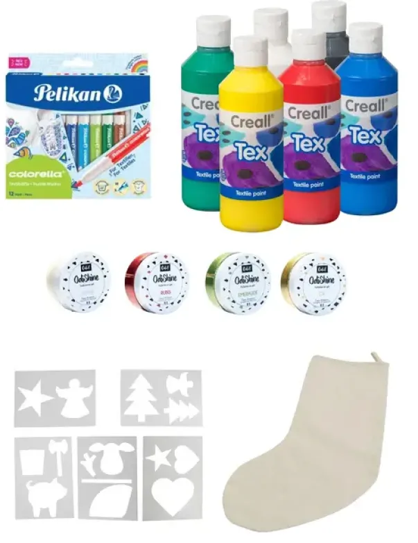 Julestrømper kreativ pakke