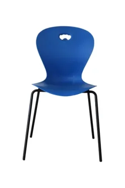 Karoline L stol blå/sort
