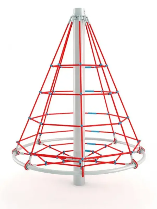 Klatrenett roterende karusell