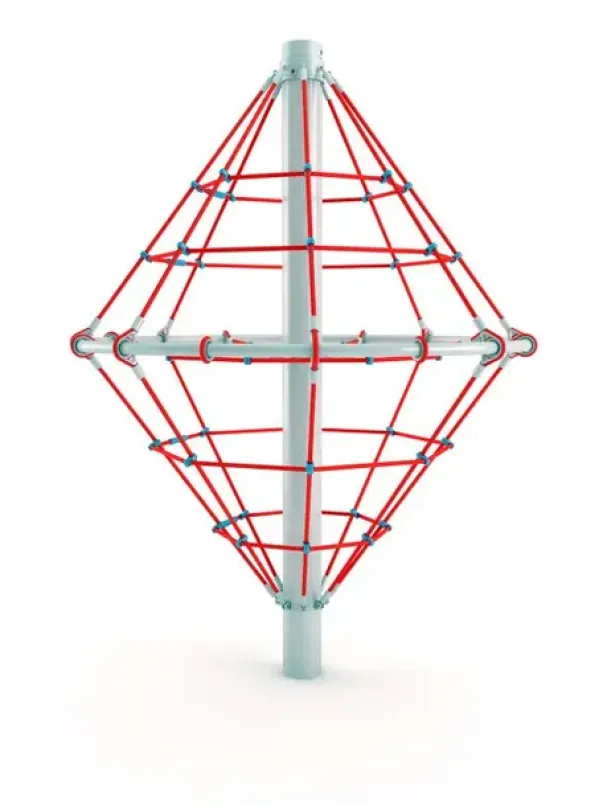 Klatrenett roterende karusell