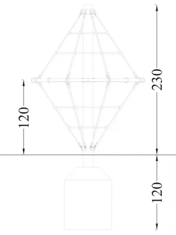 Klatrenett roterende karusell
