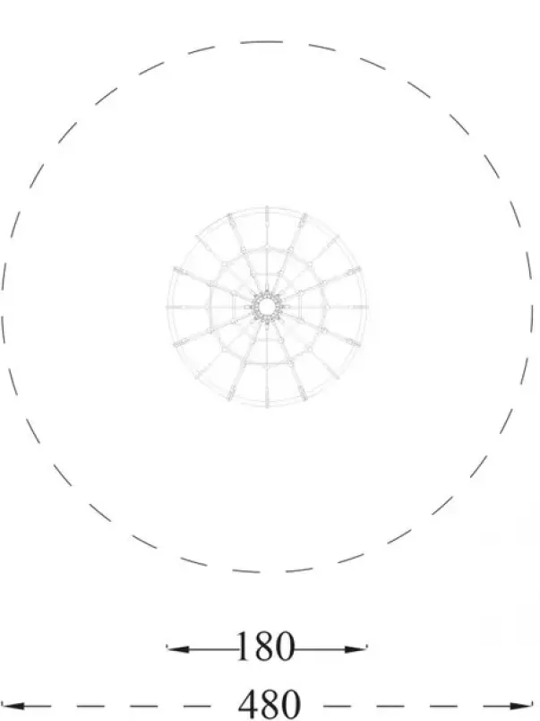 Klatrenett roterende karusell