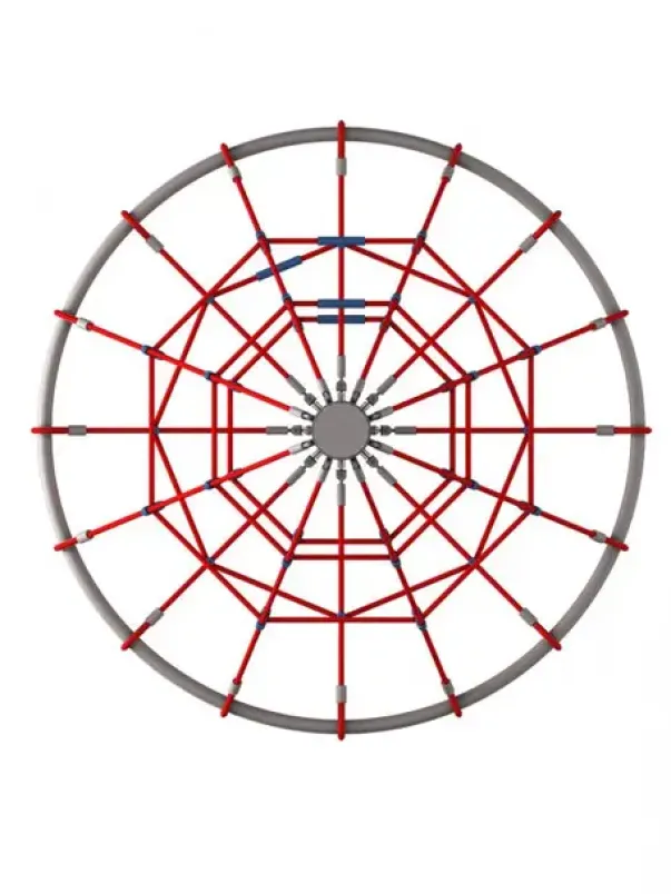 Klatrenett roterende karusell