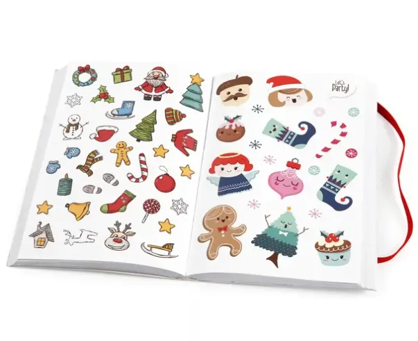 Klistremerkebok julemotiver