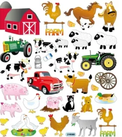 Klistremerker bondegård