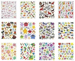 Klistremerker i blokk