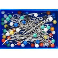 Knappenåler med plasthode