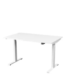 Kontorpult heve senk hvit