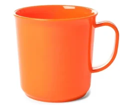 Kopp med hank oransje