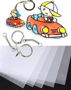 Krympeplater nøkkelringskit