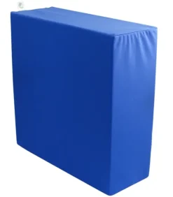 Kulør byggekloss firkant bomull gul