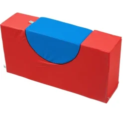 Kulør byggekloss tunnel bomull gul