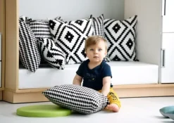 Kvadrat pute diamant