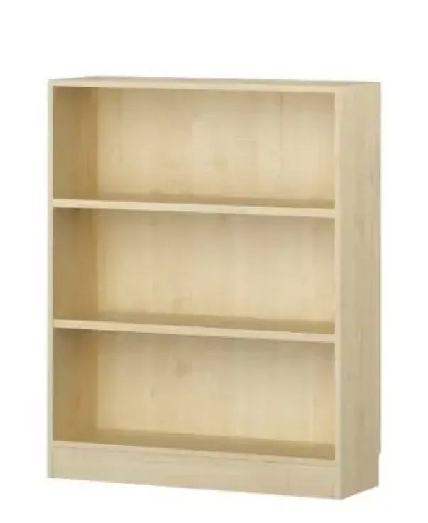 Labyrint bokhylle lav bjørk