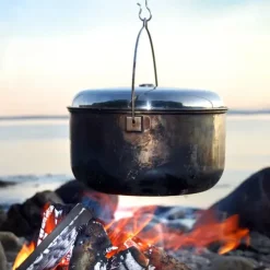 Leirgryte med låsbar bøyle