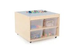 Lekebord for byggeklosser