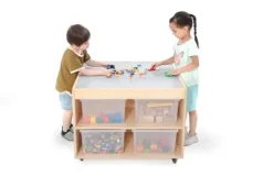 Lekebord for byggeklosser