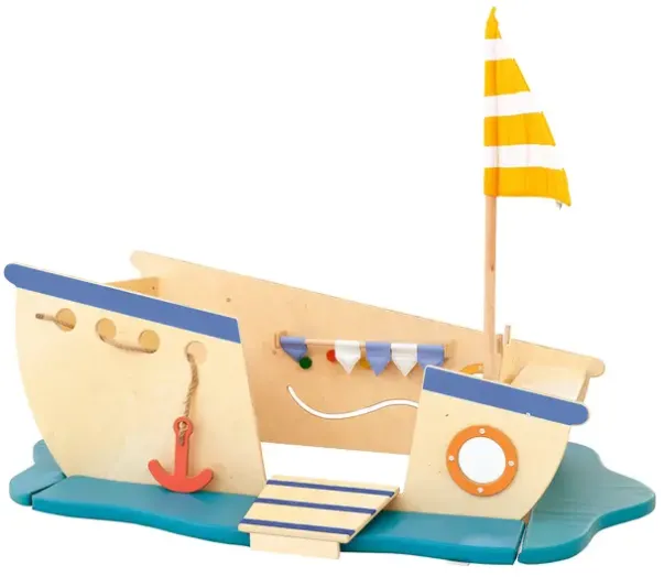 Lekebåt med madrasser