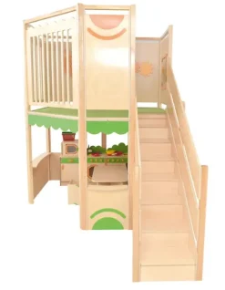 Lekekrok med 2 etasjer