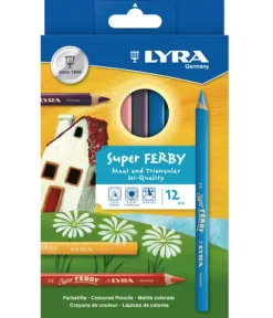 Lyra Super Ferby fargeblyanter mix