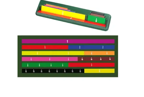 Magnetisk tavlesett med brøkdeler