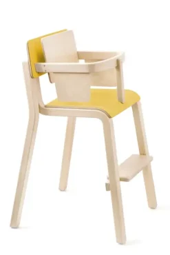 Maia høystol med bøyle Gul