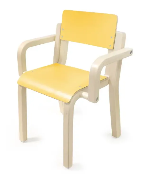Maia stol med armlene Gul
