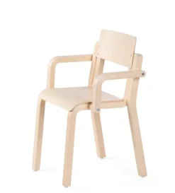Maia stol med armlene natur