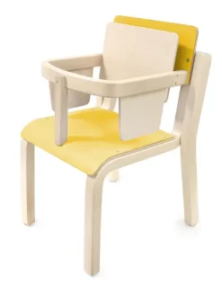 Maia stol med bøyle Gul