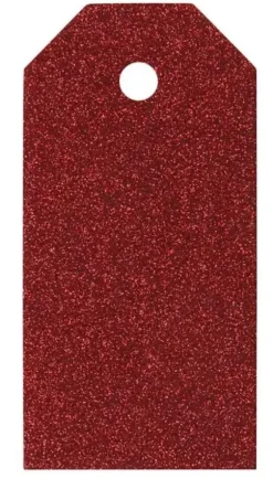 Manillamerker rød glitter