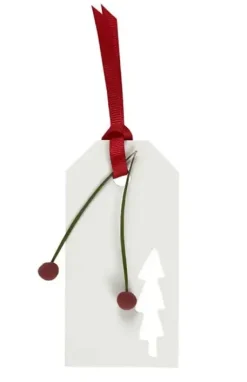 Manillamerker rød glitter