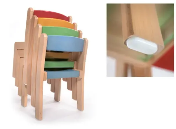 Marius stablebar stol gul