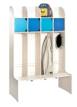 Mia frittstående garderobe 30 lys grå