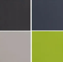 Micro polstret pedagogstol med rygg sort