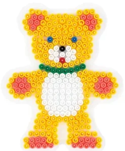 Midi perlebrett bamse