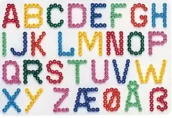 Midi perlebrett bokstaver