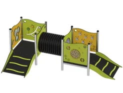 Milo lekeplattform med tunnel