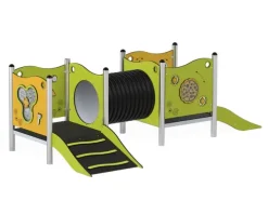 Milo lekeplattform med tunnel