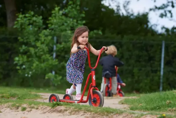 Mini Viking sparkesykkel med to bakhjul