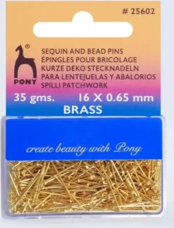 Miniknappenåler i messing